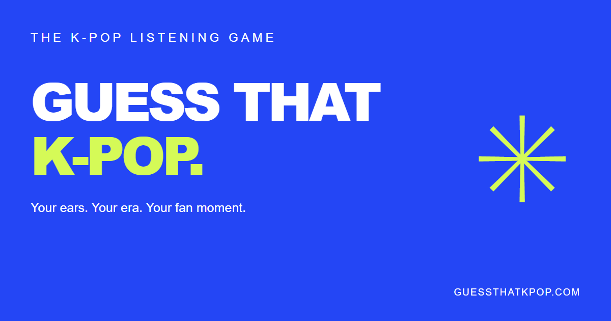I built a multiplayer K-pop song guessing game and finally launched it